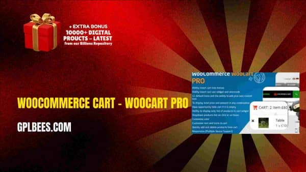 Woocommerce Cart – Woocart Pro At Best Price - Gpl Bees