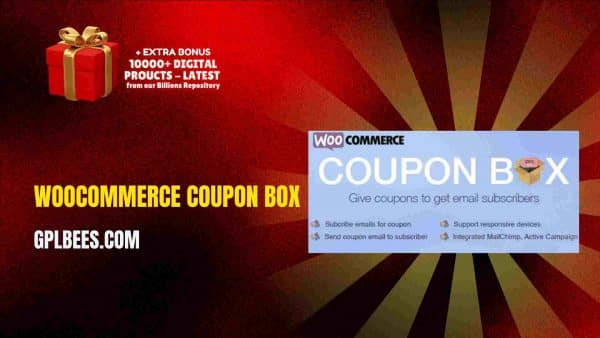 Woocommerce Coupon Box At Best Price - Gpl Bees