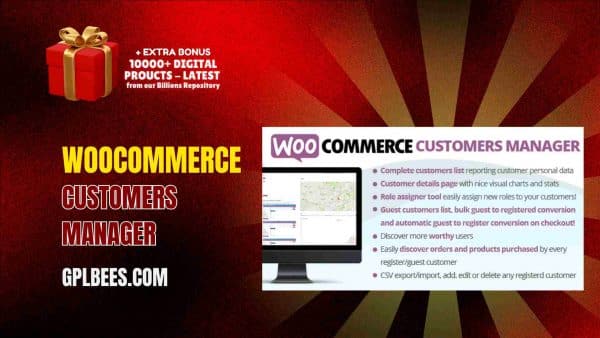 Woocommerce Customers Manager At Best Price - Gpl Bees