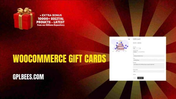 Woocommerce Gift Cards At Best Price - Gpl Bees