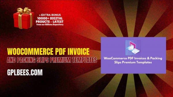 Woocommerce Pdf Invoices And Packing Slips Premium Templates At Best Price - Gpl Bees