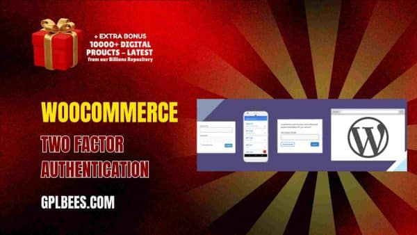 Woocommerce Two Factor Authentication At Best Price - Gpl Bees