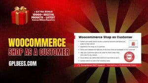Woocommerce Shop As A Customer