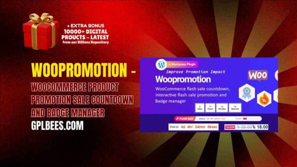 Woopromotion – Woocommerce Product Promotion Sale Countdown And Badge Manager At Best Price - Gpl Bees