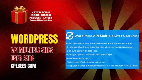 Wordpress Api Multiple Sites User Sync At Best Price - Gpl Bees