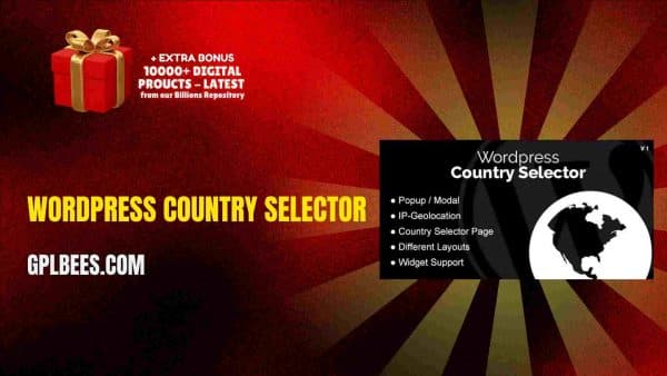 Wordpress Country Selector At Best Price - Gpl Bees