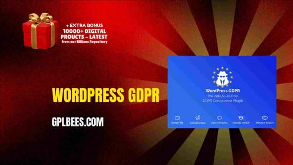 Wordpress Gdpr At Best Price - Gpl Bees