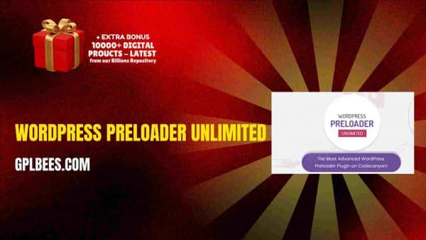 Wordpress Preloader Unlimited At Best Price - Gpl Bees