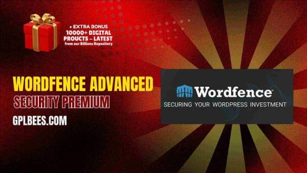 Wordfence Advanced Security Premium At Best Price - Gpl Bees