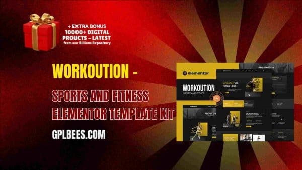 Workoution – Sports And Fitness Elementor Template Kit At Best Price - Gpl Bees