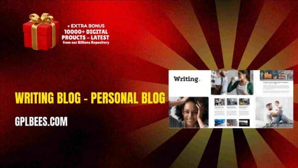 Writing Blog – Personal Blog At Best Price - Gpl Bees