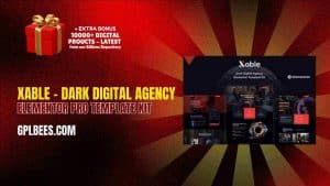 Xable – Dark Digital Agency Elementor Pro Template Kit