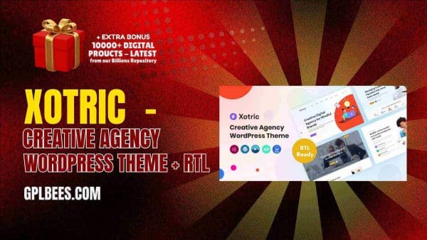 Xotric  - Creative Agency Wordpress Theme + Rtl At Best Price - Gpl Bees