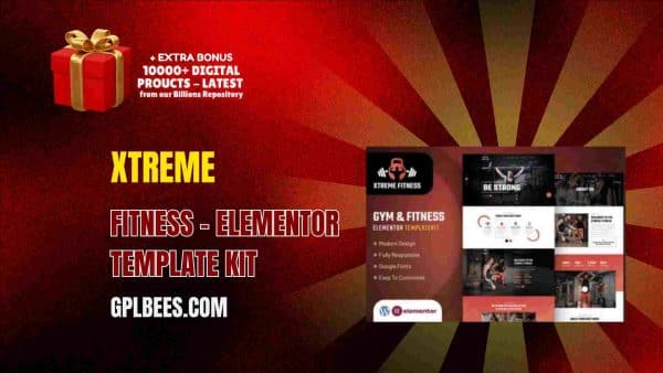 Xtreme Fitness – Elementor Template Kit At Best Price - Gpl Bees