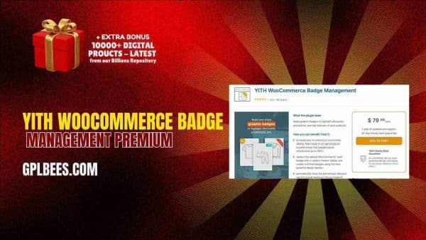 Yith Woocommerce Badge Management Premium At Best Price - Gpl Bees