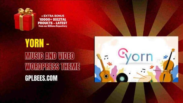 Yorn – Music And Video Wordpress Theme At Best Price - Gpl Bees