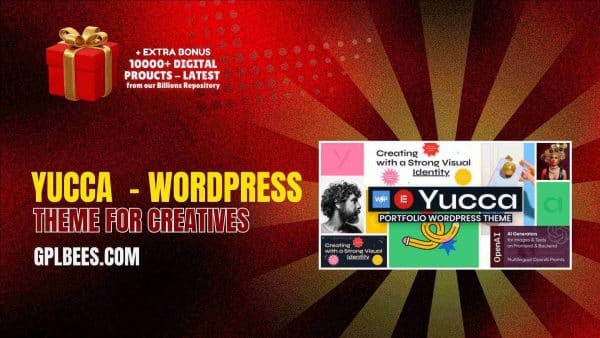 Yucca  - Wordpress Theme For Creatives At Best Price - Gpl Bees