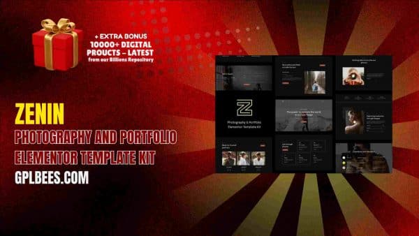 Zenin – Photography And Portfolio Elementor Template Kit At Best Price - Gpl Bees