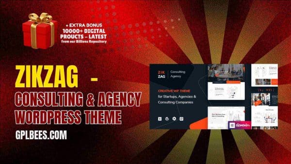 Zikzag  - Consulting &Amp; Agency Wordpress Theme At Best Price - Gpl Bees