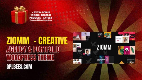 Ziomm  - Creative Agency &Amp; Portfolio Wordpress Theme At Best Price - Gpl Bees