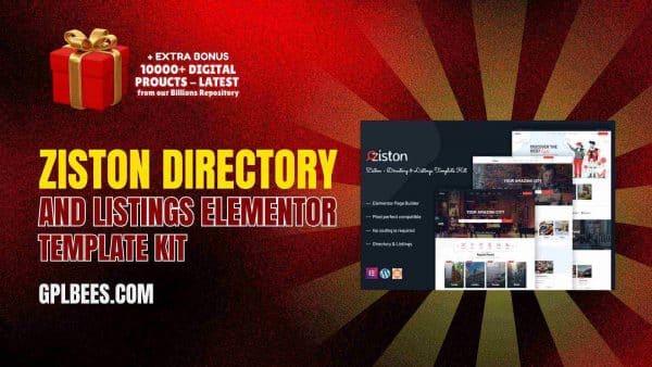 Ziston – Directory And Listings Elementor Template Kit At Best Price - Gpl Bees
