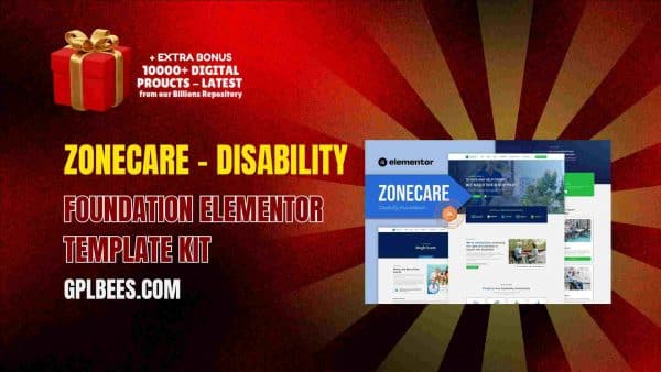 Zonecare – Disability Foundation Elementor Template Kit At Best Price - Gpl Bees
