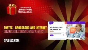 Zortex – Broadband and Internet Services Elementor Template Kit