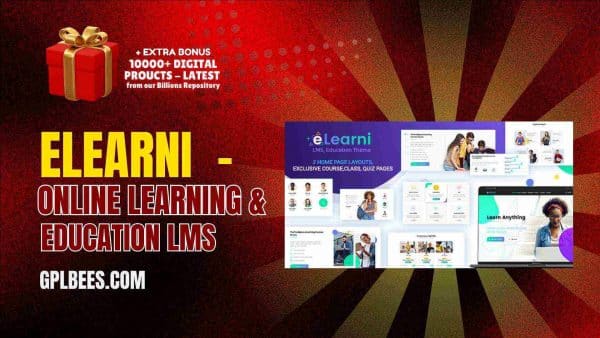 Elearni  - Online Learning &Amp; Education Lms At Best Price - Gpl Bees