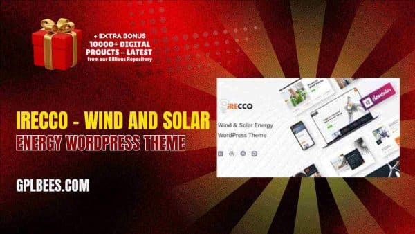 Irecco – Wind And Solar Energy Wordpress Theme At Best Price - Gpl Bees