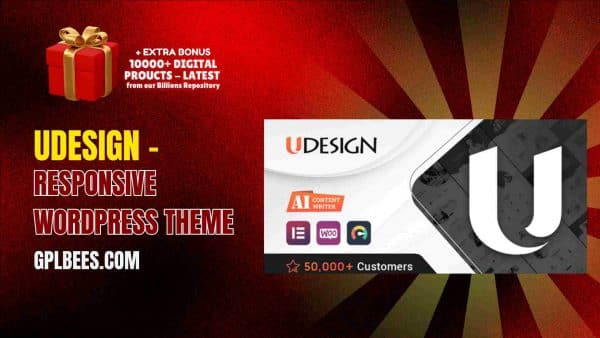 Udesign – Responsive Wordpress Theme At Best Price - Gpl Bees
