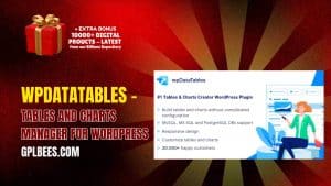 wpDataTables – Tables and Charts Manager for WordPress