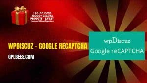 wpDiscuz – Google reCAPTCHA