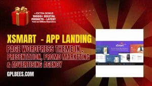 xSmart  - App Landing Page WordPress Theme in Tech Presentation, Promo Marketing & Advertising Agency - Buy GPL 7 at Best Price