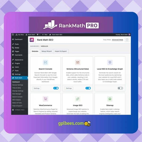 Rank Math Pro Wordpress Plugin