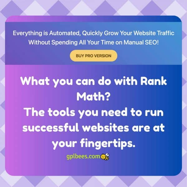 Rank Math Pro Wordpress Plugin