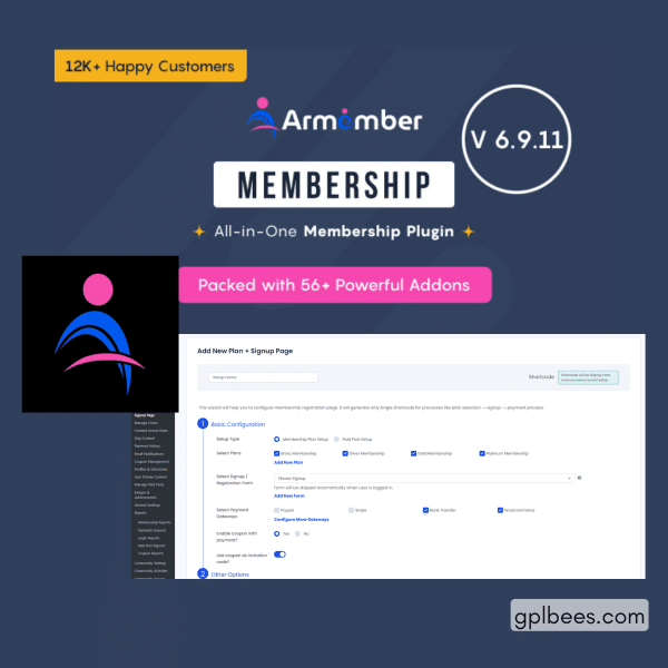 Armember - Wordpress Membership Plugin At Best Price - Gpl Bees