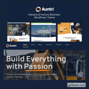 Auntri - Industry and Factory WordPress Theme - Buy GPL 2 at Best Price
