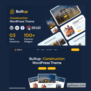 Builtup - Construction Company WordPress Theme - Buy GPL 11 at Best Price