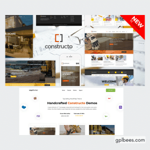 Constructo Construction WordPress Theme - Buy GPL 15 at Best Price