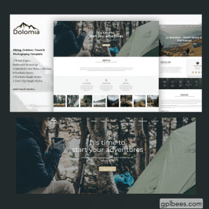 Dolomia - Hiking, Outdoor, Mountain Guide WordPress Theme - Buy GPL 17 at Best Price