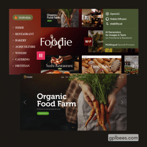 Foodie - Restaurant WordPress Theme - Buy GPL 22 at Best Price