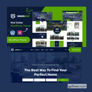 Mingrand - Real Estate WordPress Theme - Buy GPL 35 at Best Price