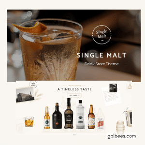 SingleMalt - Drink Store WordPress Theme - Buy GPL 40 at Best Price