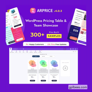 ARPrice - WordPress Pricing Table Plugin
