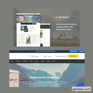 Campterra - Camping WordPress Theme - Buy GPL 14 at Best Price