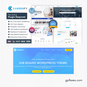 Careerfy Job Board WordPress Theme - Buy GPL 12 at Best Price