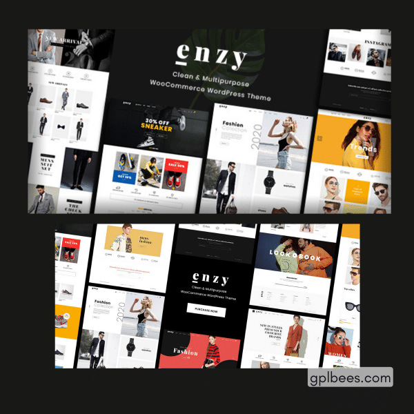 Enzy - Multipurpose Woocommerce Wordpress Theme At Best Price - Gpl Bees