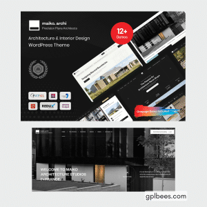 Maiko - Architecture and Interior Design Theme - Buy GPL 33 at Best Price