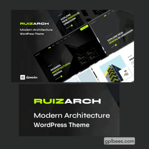 Ruizarch - Architecture and Building WordPress Theme - Buy GPL 39 at Best Price