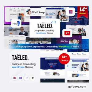 TAELED - Business Consulting WordPress Theme - Buy GPL 42 at Best Price